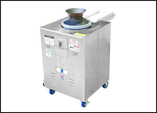 Dough rounder with conveyor outfeed