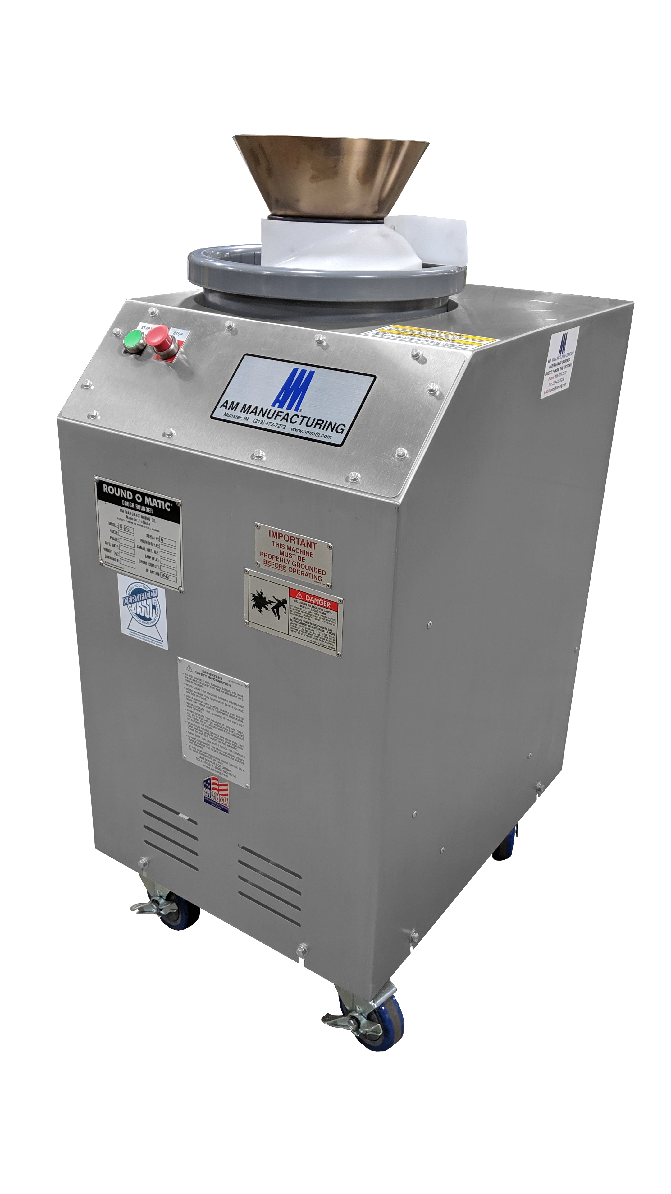 am manufacturing dough rounder