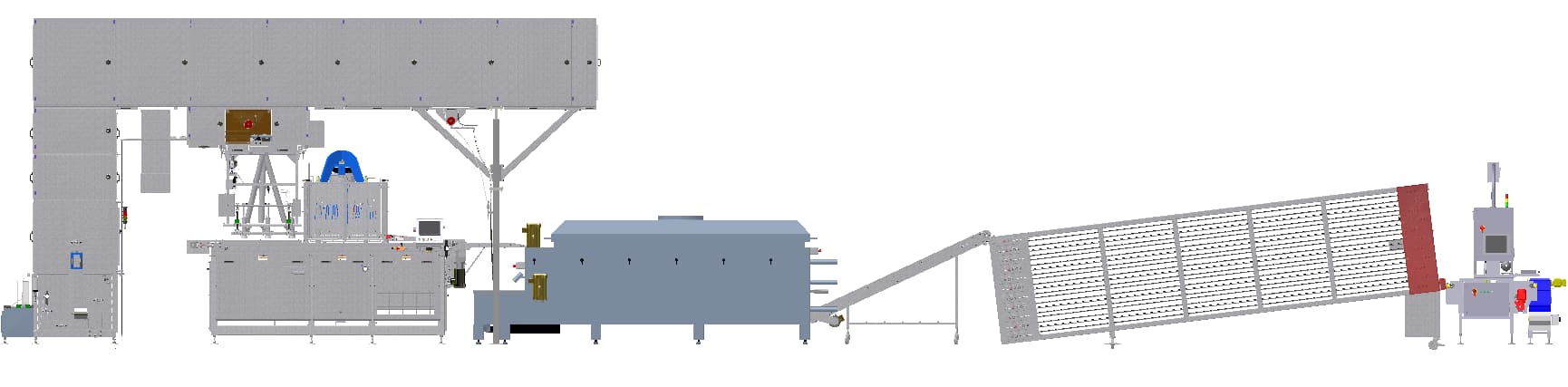 AM Manufacturing Pizza Crust Production Line